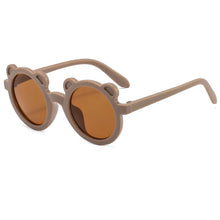 Load image into Gallery viewer, New Children&#39;s Sunglasses Foldable Bear Frame Sunglasses Cute Boys and Girls Cartoon Sun Protection Photography Glasses