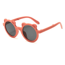 Load image into Gallery viewer, New Children&#39;s Sunglasses Foldable Bear Frame Sunglasses Cute Boys and Girls Cartoon Sun Protection Photography Glasses