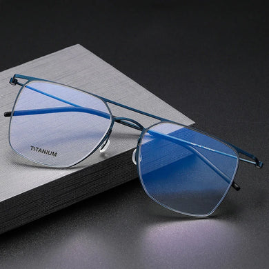 Denmark   Glasses No Screw Titanium Computer Frames For Women Prescription Gafas Eyewear Men's Reading Eyeglasses