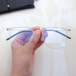 Denmark   Glasses No Screw Titanium Computer Frames For Women Prescription Gafas Eyewear Men's Reading Eyeglasses