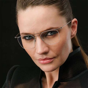 Denmark   Glasses No Screw Titanium Computer Frames For Women Prescription Gafas Eyewear Men's Reading Eyeglasses