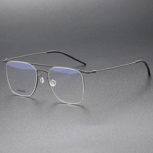 Denmark   Glasses No Screw Titanium Computer Frames For Women Prescription Gafas Eyewear Men's Reading Eyeglasses