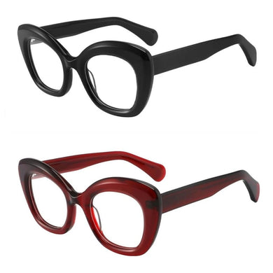 Designer Acetate Cateye Round Eyeglass Frame Optical Glasses Men Women Handmade Vintage Myopia Prescription Eyewear #220