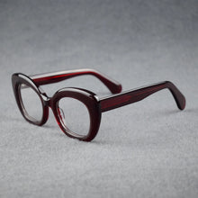 Load image into Gallery viewer, Designer Acetate Cateye Round Eyeglass Frame Optical Glasses Men Women Handmade Vintage Myopia Prescription Eyewear #220