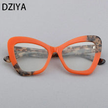Load image into Gallery viewer, Women&#39;s Cat Eye Acetate Optical Glasses Frame Large Butterfly Frame Prescription Glasses 60888