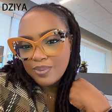Load image into Gallery viewer, Women&#39;s Cat Eye Acetate Optical Glasses Frame Large Butterfly Frame Prescription Glasses 60888