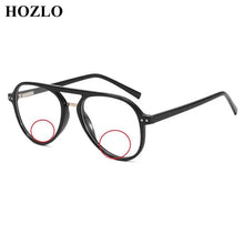 Load image into Gallery viewer, New Insert Core Legs Men Anti Blue Ray Bifocals Pilot Reading Glasses Magnifier Women Retro Rivets Hyperopia Spectacles