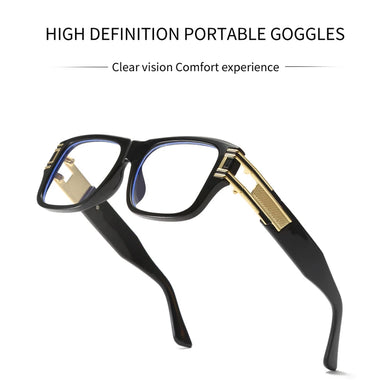 New Square Anti Blue Light Glasses Women Retro Oprawki Okularowe Damskie Computer Frame Clear Reading Eyeglasses