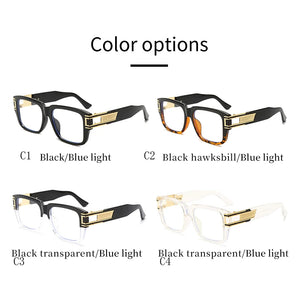 New Square Anti Blue Light Glasses Women Retro Oprawki Okularowe Damskie Computer Frame Clear Reading Eyeglasses