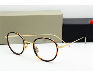 Thom Brand Designer Glasses Frame Men Women Vintage Classic Round Eyeglasses Myopia Prescription Eyewear TB905 Alloy