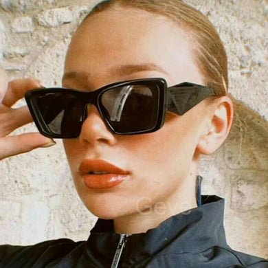 New Vintage Sunglasses Woman Brand 2023 Trending Products Sunglasses Ladies Square Retro Big Frame UV40 Shades