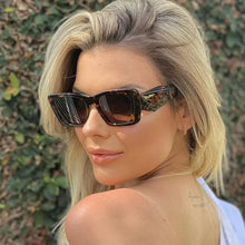 Load image into Gallery viewer, New Vintage Sunglasses Woman Brand 2023 Trending Products Sunglasses Ladies Square Retro Big Frame UV40 Shades
