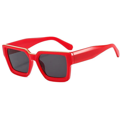 New Women Luxury Brand Square Sunglasses Ladies Vintage Oversized Sun Glasses Female Big Frame Uv400 Shades Black