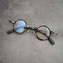 Load image into Gallery viewer, Hand-Made Retro Acetate Eyeglasses Frame Men Women Super Small Circle High Prescription Myopia Glasses Custom