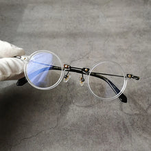 Load image into Gallery viewer, Hand-Made Retro Acetate Eyeglasses Frame Men Women Super Small Circle High Prescription Myopia Glasses Custom