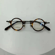 Load image into Gallery viewer, Hand-Made Retro Acetate Eyeglasses Frame Men Women Super Small Circle High Prescription Myopia Glasses Custom