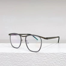 Load image into Gallery viewer, Handmade Pure Titanium Optical Prescription Glasses Men Women Myopia Eyeglasses Internet Celebrity Model Square Eyewear2023