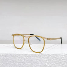 Load image into Gallery viewer, Handmade Pure Titanium Optical Prescription Glasses Men Women Myopia Eyeglasses Internet Celebrity Model Square Eyewear2023