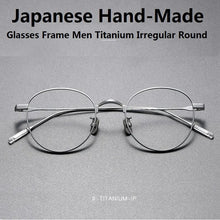 Load image into Gallery viewer, Japanese Handmade Eyeglasses Ultra Light Titanium Glasses Frame Men Vintage Rectangle Optical Eyewear Women Blue Light Gafas
