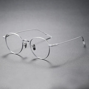 Japanese Handmade Eyeglasses Ultra Light Titanium Glasses Frame Men Vintage Rectangle Optical Eyewear Women Blue Light Gafas