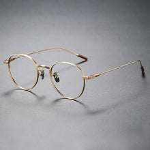 Load image into Gallery viewer, Japanese Handmade Eyeglasses Ultra Light Titanium Glasses Frame Men Vintage Rectangle Optical Eyewear Women Blue Light Gafas
