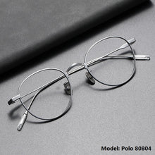 Load image into Gallery viewer, Japanese Handmade Eyeglasses Ultra Light Titanium Glasses Frame Men Vintage Rectangle Optical Eyewear Women Blue Light Gafas