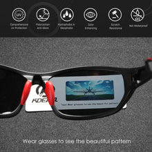 Carica l'immagine nel visualizzatore di Gallery, KDEAM Polarized Men's  Sunglasses  Printing Pattern Designing Frame Glassess  Men Sport Goggles