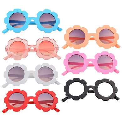 Kids Sunglasses Fashion Children Round Flower Sun Glasses Girls Boys Baby Sport Shades Glasses Uv400 Eyewear Oculos De Sol