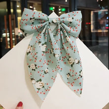 Load image into Gallery viewer, New Korean Floral Butterfly Bow Hairpins Elegant and Fresh Fabric Hair Clip Duckbill Clamp Headwear Hair Accessories for Women