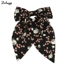 Load image into Gallery viewer, New Korean Floral Butterfly Bow Hairpins Elegant and Fresh Fabric Hair Clip Duckbill Clamp Headwear Hair Accessories for Women
