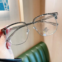 Load image into Gallery viewer, Large Size 15.8cm Myopia Glasses Frame for Men&#39;s Half Frame Eyewear No Degree