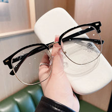 Load image into Gallery viewer, Large Size 15.8cm Myopia Glasses Frame for Men&#39;s Half Frame Eyewear No Degree