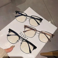 Load image into Gallery viewer, Large Size 15.8cm Myopia Glasses Frame for Men&#39;s Half Frame Eyewear No Degree