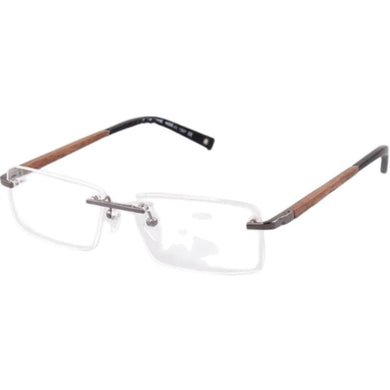 MB390 Handmade Wooden Frameless Men And Women Fashion Casual Business Optical Prescription Eyeglass Frame Luxury Brand