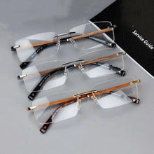 Load image into Gallery viewer, MB390 Handmade Wooden Frameless Men And Women Fashion Casual Business Optical Prescription Eyeglass Frame Luxury Brand