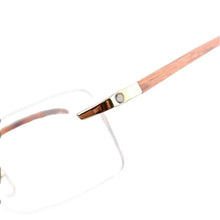 Load image into Gallery viewer, MB390 Handmade Wooden Frameless Men And Women Fashion Casual Business Optical Prescription Eyeglass Frame Luxury Brand