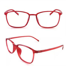 Load image into Gallery viewer, New Men Classic Anti Blue Light Computer Reading Eyeglasses Women Transparent Square Farsighted Glasses For Presbyopia 0 to +4