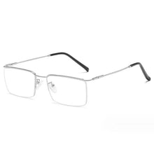 Load image into Gallery viewer, New Men Metal Semirim Business Progressive Reading Glasses Old Man Look Near Far Hyperopia Spectacles Male Presbyopia Eyeglasses
