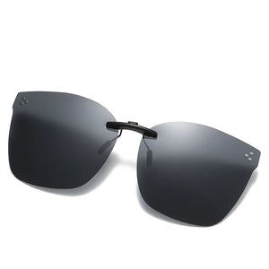 New Men Women Clip On Sunglasses Polarizing UV400 Protention Vintage Clip Polarized Glasses Night Vision Driving Goggles