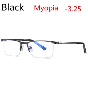 Men's And Women's Photochromic Myopia Glasses 1.56 Aspheric Optical Prescription Glasses SPH 0 -0.5 -0.75 To -6.0