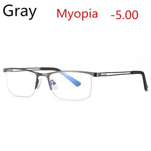Men's And Women's Photochromic Myopia Glasses 1.56 Aspheric Optical Prescription Glasses SPH 0 -0.5 -0.75 To -6.0