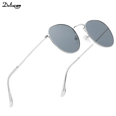 New Metal Small Round Sunglasses Woman Vintage Brand Travel Classic Sun Glasses Female Retro Lunette De Soleil Femme