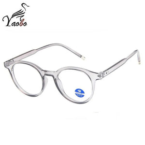 Oval Small Frame Glasses Men Women Anti-blue Anti-fatigue RetroFlat glasses Anti-radiation glasses frame computer frame