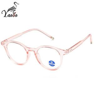 Oval Small Frame Glasses Men Women Anti-blue Anti-fatigue RetroFlat glasses Anti-radiation glasses frame computer frame