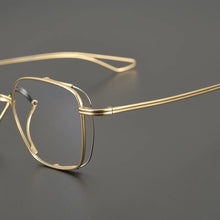 Load image into Gallery viewer, Personalized Square Ultra Light Pure Titanium Glasses Frame Men Optical Eyewear Women Myopia Reading Prescription Eyeglasses