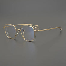 Load image into Gallery viewer, Personalized Square Ultra Light Pure Titanium Glasses Frame Men Optical Eyewear Women Myopia Reading Prescription Eyeglasses