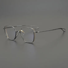 Load image into Gallery viewer, Personalized Square Ultra Light Pure Titanium Glasses Frame Men Optical Eyewear Women Myopia Reading Prescription Eyeglasses