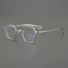 Load image into Gallery viewer, Personalized Square Ultra Light Pure Titanium Glasses Frame Men Optical Eyewear Women Myopia Reading Prescription Eyeglasses