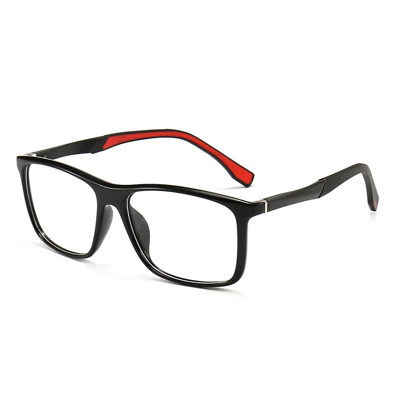 Photochromic Myopia Glasses  TR90 Rectangular Spectacle Frame Discolor Nearsighted Glasses Minus DIopter -0.5 To -6.0