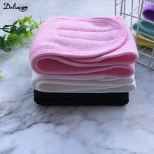 Load image into Gallery viewer, New Pink Soft Toweling Girls Hair Headbands for Face Washing Bath Makeup Hair Band for Women Adjustable SPA Facial Headband